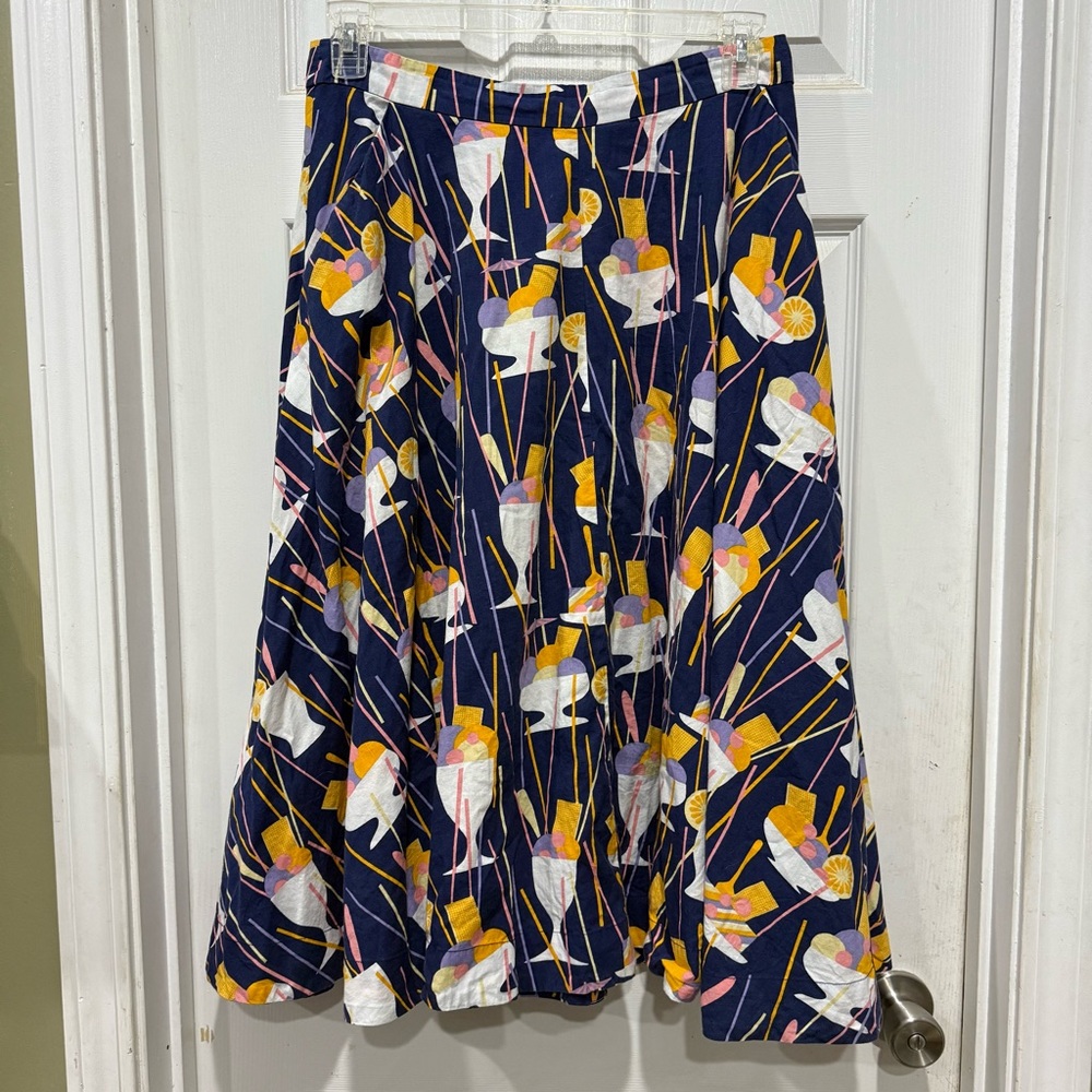 Ice Cream Print Women's Skirt